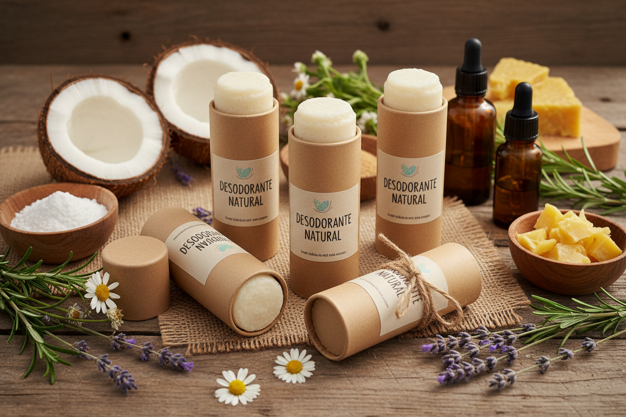 🌿 Desodorantes Naturales: Cuidando tu piel de forma consciente y saludable