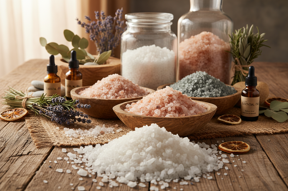 🌿 Sales Naturales: Propiedades, Usos y Beneficios para el Bienestar Holístico